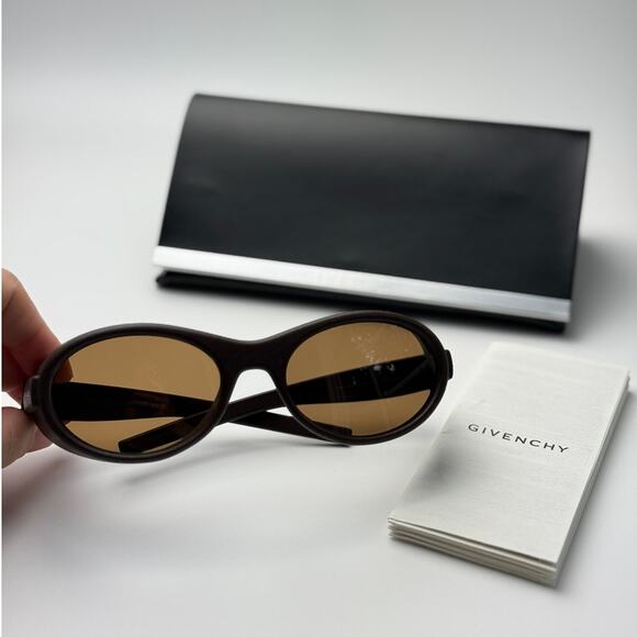 BRAND NEW Givenchy Sunglasses GV40065I 49J Dark Brown/Roviex Unisex - Picture 12 of 13